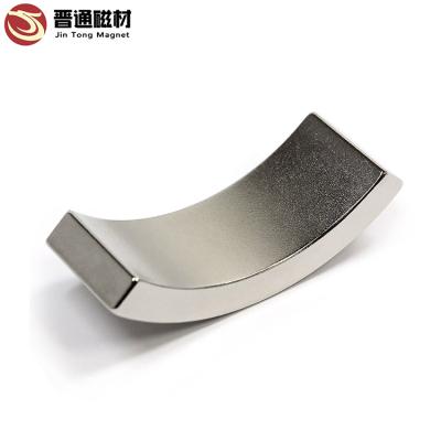 China Industrial Magnet Customized Strong N52 Arc Shaped Rare Earth Magnets Curved Arc Neodymium Segment Permanent Magnets For Motor for sale