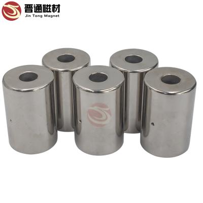 China Industrial Neodymium Permanent Magnet Large Customized Rare Earth Ring Cylinder Magnets for sale