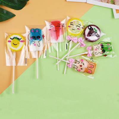 China Recyclable Custom Printed Lollipop Candy Packing Flat Opp Bag Plastic Bags Suppliers for sale