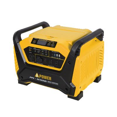 China Aipower 230V Fast Charging Support 1250W Portable Portable Power Station Power Bank 12500Watt for sale