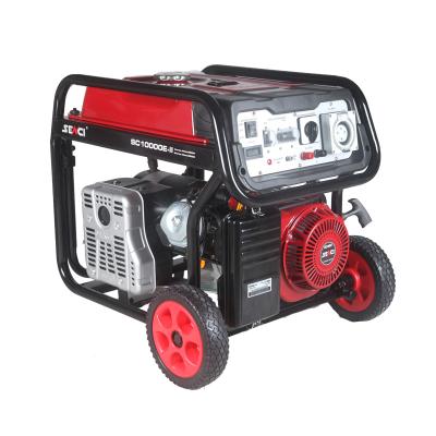 China Small Generator Supply Electric Power Aipower Recoil Gasoline Mini Silent Petrol Generators 7KW 8kva for sale