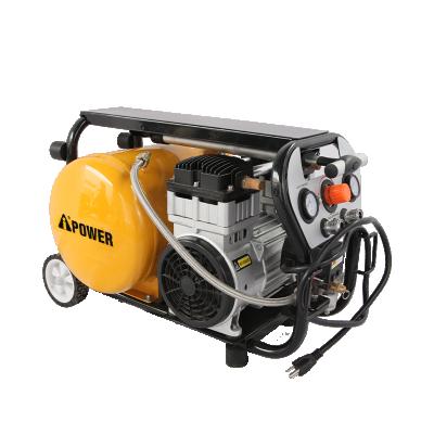 China Building Material Shops Ipower Air Compressor 15L Italy Oil Free Air Compressor for sale