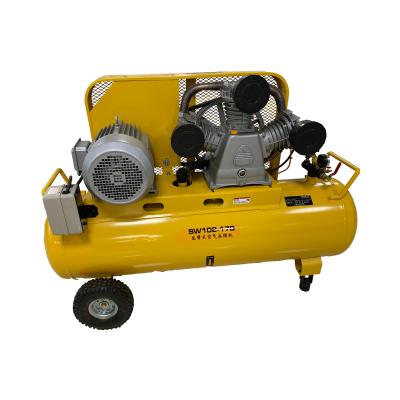 China Aipower SW102-170 10hp 170L 220v Lubricated Belt Driven Screw Air Compressor for sale