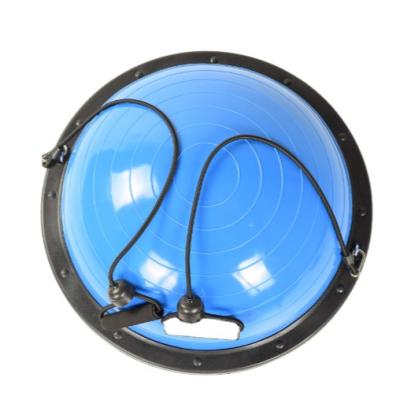 China New 47cm PVC Fitness Yoga Exercise Half Balance Ball Massager Half Balance Ball Durable Popular Trainer OPP Bag Blue Durable JYJ-WG-010 for sale