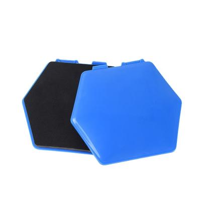 China Durable Fitness Sliding Pad For Workout Exercise Core Sliders Diamond Gliding ABS Blue Color Box Durable Customized Logo Availabled for sale