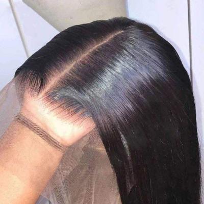 China Custom Pre Plucked 13x4 HD Swiss Transparent Lace Closure Frontal Vendor for sale