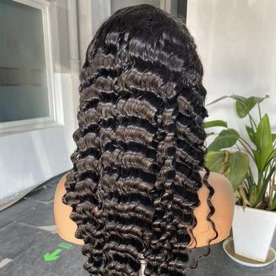 Cina Deep Wave Indian Swiss Lace HD Perrucche Capelli Umani 13x6 Jerry Curly in vendita