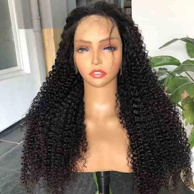 Cina Swiss HD Lace Glueless Hd Parrucca Jerry Curly 13x6 Deep Wave Parrucca Frontale in vendita