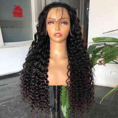 China Water Wave HD Frontal 13x6 Wig Human Hair Wigs Lace Super Double Drawn for sale