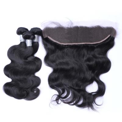 China 100 Human Hair Raw Brazilian Body Wave Bundles Double Weft Full Cuticle Aligned for sale