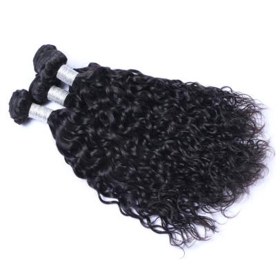 China 100% Virgin Unprocessed Raw Cambodian Hair Bundles Water Wave Customized for sale