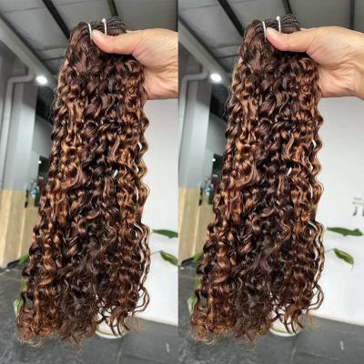 China Hot Burmese Curly Raw Virgin Human Hair Bundles Vendor 12A Grade Super Double Drawn Pixie Curly Cuticle Aligned Hair for sale