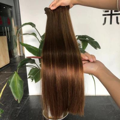 China Highlight Straight Bone Straight Hair Weave Extension 24 inches OEM for sale