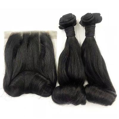 China 12a Egg Curly Human Hair Extension Raw Indian Super Double Drawn Brazilian Funmi Hair for sale