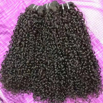 Cina 12A Grade Funmi doppi capelli umani disegnati cuticule vergine allineati fasci di capelli brasiliani in vendita