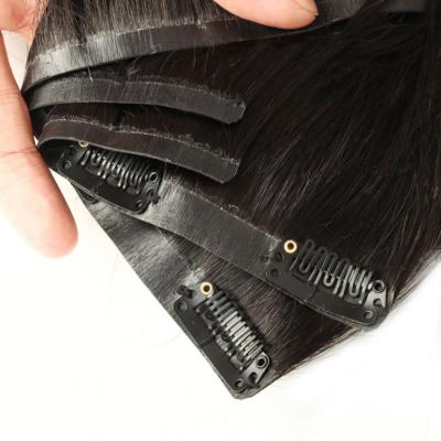 Chine Les extensions de cheveux humains vierges crus 12A couleur naturelle étroite PU sans couture à vendre