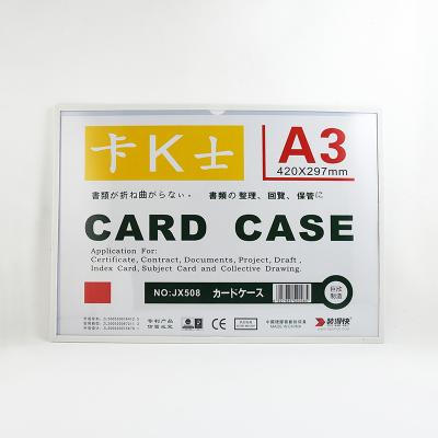 China Magnetic Card Holder Plastic Magnetic Business Card For Fridge for sale