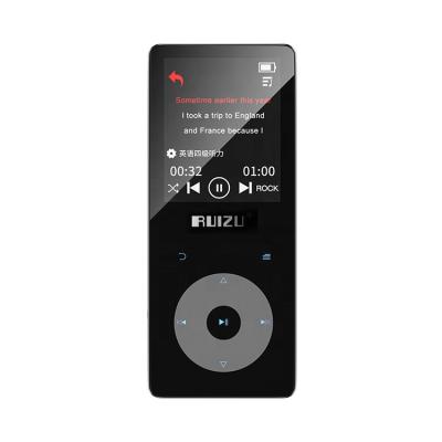 China RUIZU X02B Ultra Slim Card Music Player, Long Battery Life Mp3 with FM Radio, Voice Recorder, Video Play. for sale