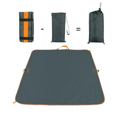 China Anti-Pilling Outdoor Blanket Mat Handy Tote Waterproof and Sand Proof Beach Camping Picnic for sale