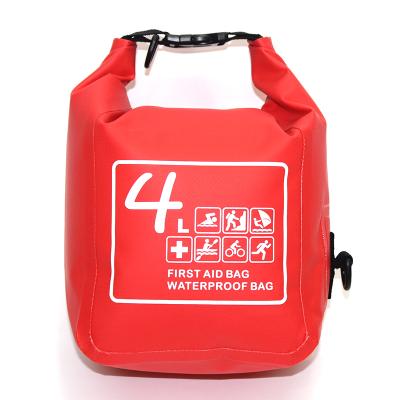 China High Quality 0.5MM 500D PVC Tarpaulin 2021 Outdoor Sports Hiking Portable Waterproof First Aid Kit Bag Bags for sale