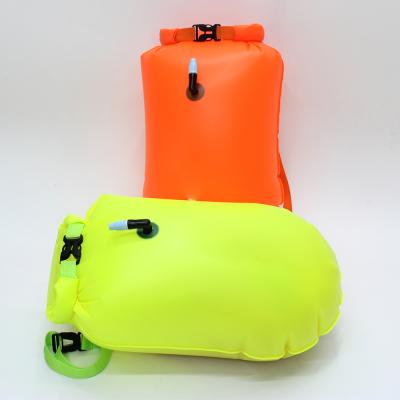 China Factory Direct Sale2021 Eco-friendly Factory Direct Sale2021 PVC Swim Buoy Rescue Swimming Floating Dry Bag for sale