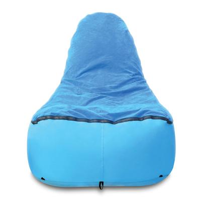 China Comfortable Outdoor Sofa Outdoor Waterproof No Lounger Air Bag Air Pump Beach Lounger Air Chair Quick Folding for sale