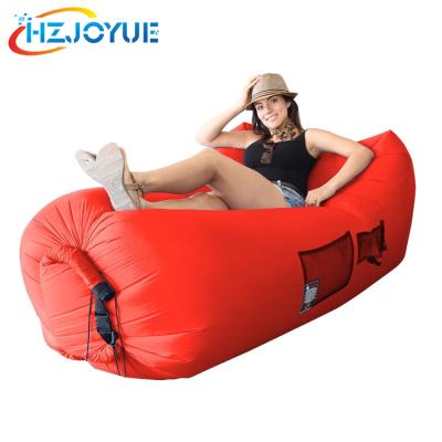 China Hybrid Type Custom Logo Airbag Outdoor Waterproof Outdoor Inflatable Sleeping Bag Sofa For Camping for sale