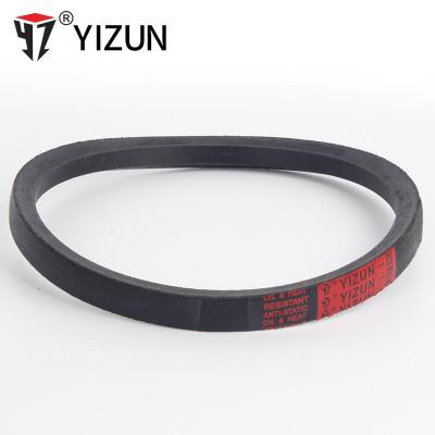 China Building Material Shops YIZUN A Type A5100-9150mm Wire Transmission Industrial Agricultural Machinery V Belt Length Hard Rubber Inner Perimeter for sale