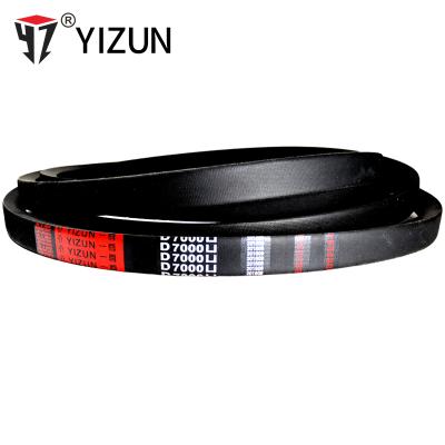 China Building Material Stores YIZUN D Type D1727-3099mm Hard Wire Length Rubber Inner Perimeter Drive Transmission Industrial Agricultural Machinery V Belt for sale