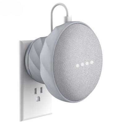 China Magnatic Outlet Wall Mount Holder For UK Version A Light Gray 3pin Accessories Space Saving Case For Mini By Google Home for sale