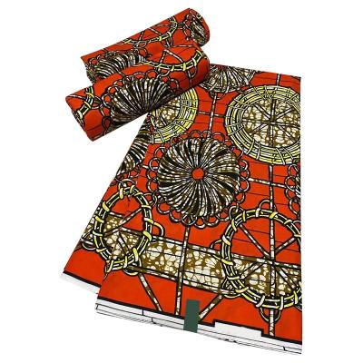 China Wholesale African Raincoat Ankara and Java Style Wax Print Polyester /Cotton Fabric Clothing and Dress Fabric for sale