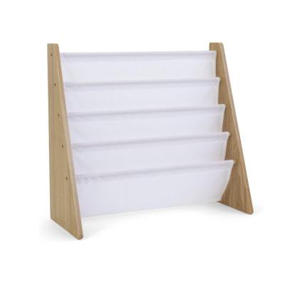 China NaturalWhite Detachable 4 Row Kids Book Shelves Deep Sleeves Bookshelf for sale