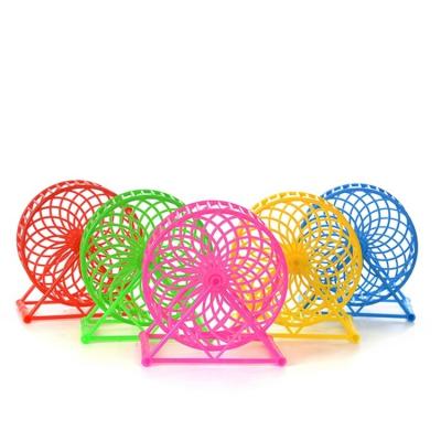 China Stocked Hamster Toy Running Sports Exercise Wheel with Cage for Rats Gerbils Chinchillas Mice Guinea Pigs for sale