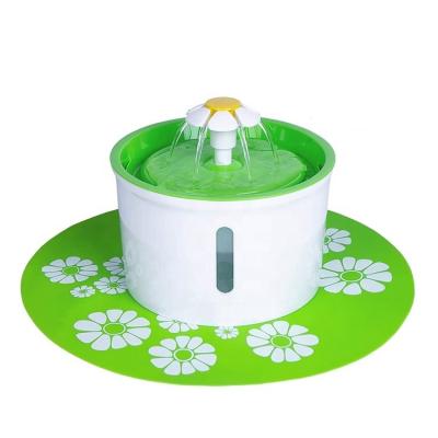 China 1.6L USB DC5V Automatic Automatic Dog Cat Flower Water Drinking Fountain with Silicone Pad for sale