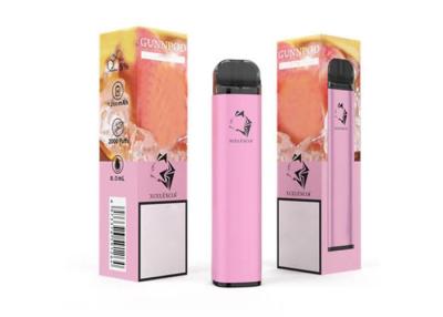 China 20 Colors Disposable Vape Device Kit 2000 Puffs 1250mAh Prefilled 8ml for sale