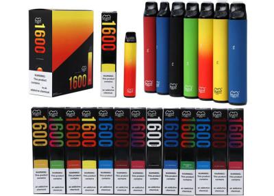 Chine 1600 cartouches jetables de la batterie 6.5ml de Vape Pen Bar 1000mAh de souffles à vendre