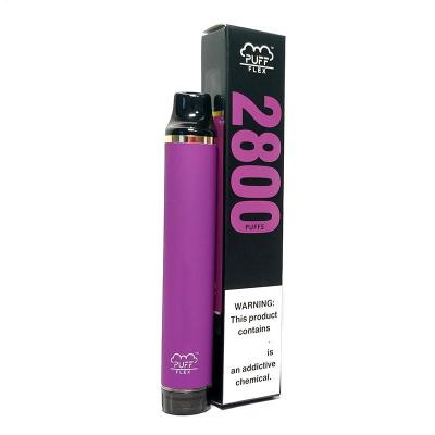 중국 미리 채워진 10ml 일회용 맛 E Cig 2800 퍼프 1500mAh 전자 증기 담배 판매용