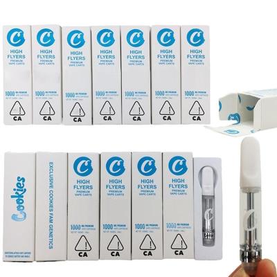 China Op smaak gebrachte van de de Sigaretverstuiver 0.8ml 1ml van het Metaalglas E van de Patroonvape Pen 58x10.5mm Te koop