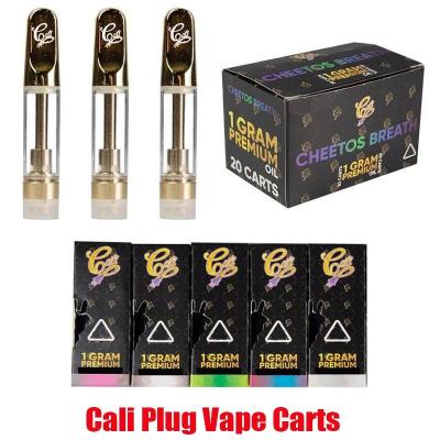 China 0.8ml 1.0ml Metal Tip Cartridge OEM Disposable Vape Pen Cartridges for sale