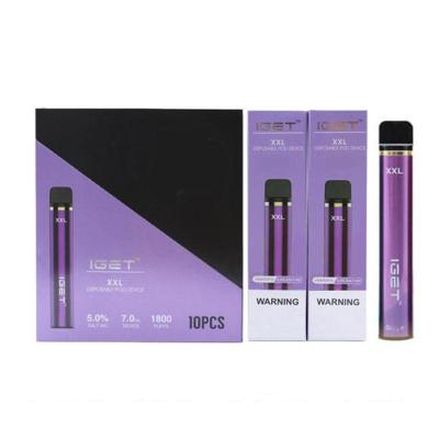 China De beschikbare 1800 Rookwolken vulden pre het Apparatenuitrusting 950mAh 7ml van E Cig Te koop