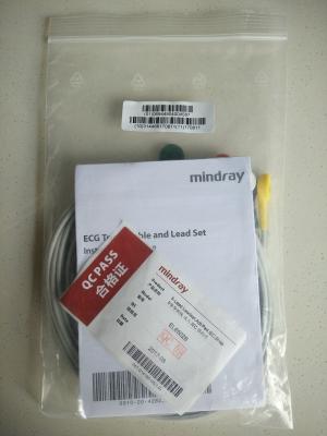 China Mindray EL6502B ECG 5-LEAD WIRES, SNAP, ADU, TPU, IEC - 0010-30-42736 for sale