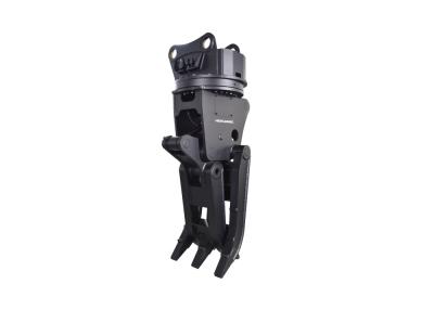 China Black DZ60  Excavator Attachments Single Cylinder Wood Grabber for sale