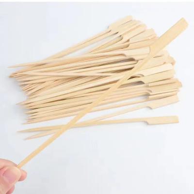 China Disposable Disposable Food Use Natural High Quality Fruit Bamboo Sticks Skewers for Home Party Use for sale