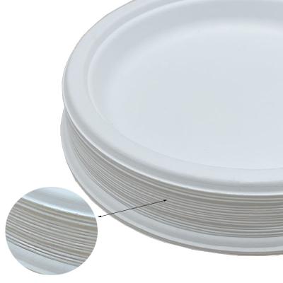 China Disposable Pack Wholesale Biodegradable Paper Plates Party Tableware Set Disposable for sale