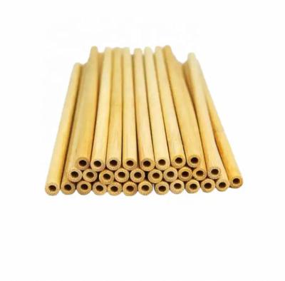 China Disposable Durable And Sustainable Bamboo Material Bamboo Straws Reusable/Bamboo Drinking Straws for sale