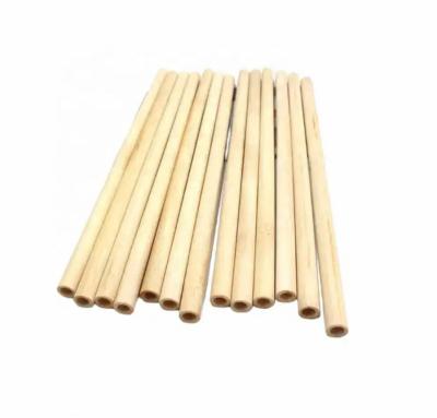 China Disposable Biodegradable Bamboo Drinking Straws Natural Plant Bamboo Disposable Straws for sale