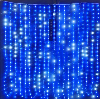 China Indoor Outdoor Mobile App Control Programmable Led Fairy Lights RGB String Decoration Window Icicle Music Activated Christmas Lights Smart Curtain for sale