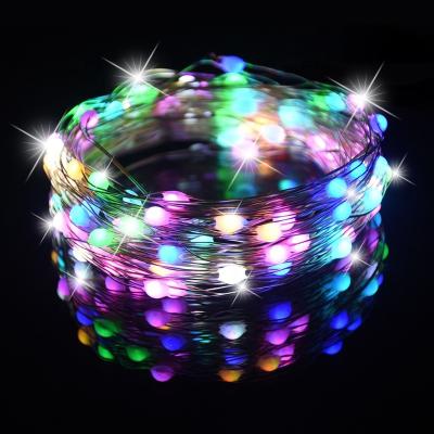 China LED String Lights USB Powered APP Music Sync RGB Rhythm Smart Star Lights Beat Control Strip Light Ecosystem Event Decoration Neon Decor Bulut for sale