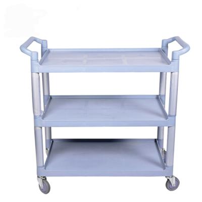 China Industrial Multi-Function Cosmetic Trolley Trolley Bathroom Trolley Plastic Storage Trolley Serving Shelf Rack for sale