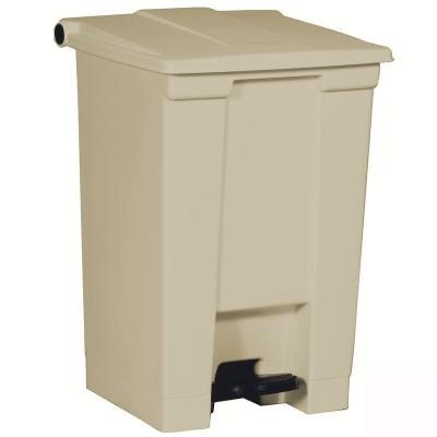 China Hospital Sustainable Plastic School Rubbish Bin Pedal Rubbermaid Plastic Sanitary Waste Bin for sale